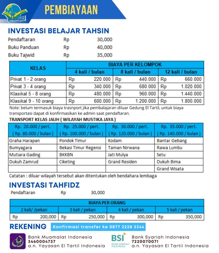 pendaftaran belajar quran
